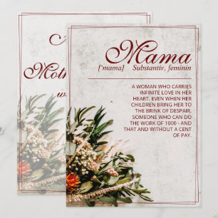 Mama - onvervangbaar - Boeket