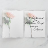 Mama – Onvervangbaar | Klassieke kaart - Roze M (Binnen)