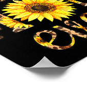 Mama ooit zonnebloem poster (Hoek)