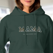 Mama op maat jaar - donker trendy hoodie