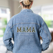 Mama op maat jaar - trendy denim jacket