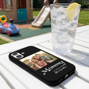 Mama Opgericht Foto Kinderen Naam Fun Tekst iPhone 16 Hoesje
