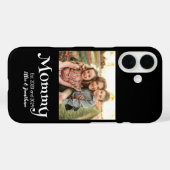 Mama Opgericht Foto Kinderen Naam Fun Tekst Case-Mate iPhone Case (Achterkant (horizontaal))