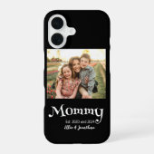 Mama Opgericht Foto Kinderen Naam Fun Tekst iPhone 16 Hoesje (Achterkant)