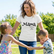 Mama Opgericht Op Maat Gemaakte Kinderen Naam Nieu