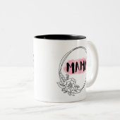 MAMA opgericht Tweekleurige Koffiemok (Voorkant rechts)
