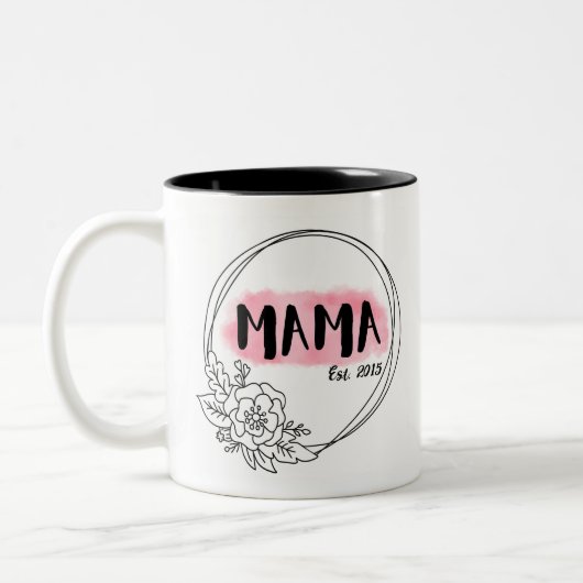 MAMA opgericht Tweekleurige Koffiemok (Links)
