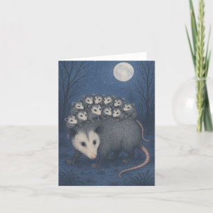 Mama Opossum Bedankkaart