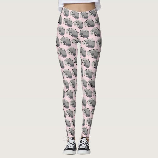Mama Opossum Leggings (Voorkant)