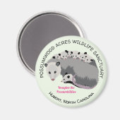 Mama Opossum magneet (Voorkant / Achterkant)