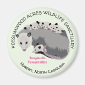 Mama Opossum magneet (Voorkant)