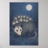 Mama Opossum Poster (Voorkant)
