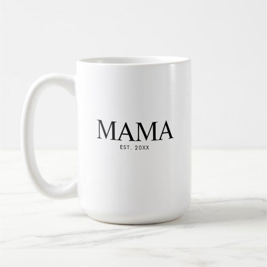 Mama Oprichtingsjaar Koffiemok (Links)