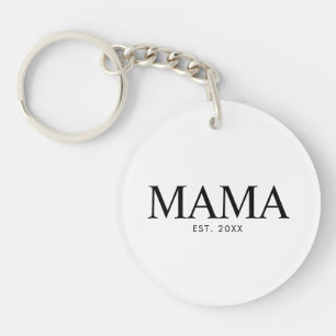 Mama Oprichtingsjaar Sleutelhanger