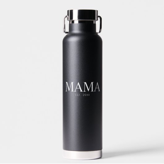 Mama Oprichtingsjaar Waterfles (Voorkant)