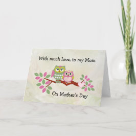 Mama Owl Moederdag Kaart