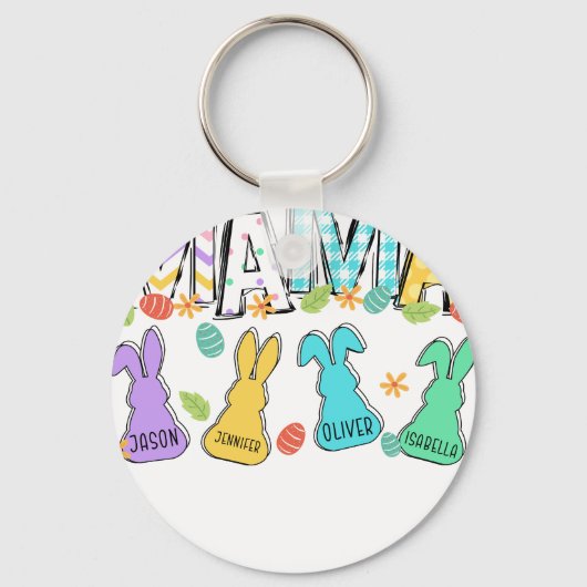 mama paas (2), retro, vintage sleutelhanger (Voorkant)