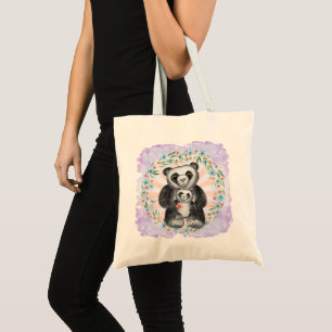 Mama Panda Beer Liefde  Tote Bag