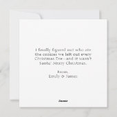 Mama & Pap Waterverf Kardinaal Paar Kerst Feestdagenkaart (Achterkant)