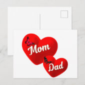 Mama-papa  briefkaart (Voorkant / Achterkant)