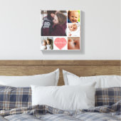 Mama papa en kinder canvas afdruk (Insitu (Slaapkamer))