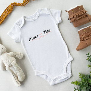 Mama Papa met Hart T-shirt