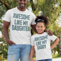MAMA & PAPA T-SHIRT SUPER LEUK ZOALS MIJN DOCHTER