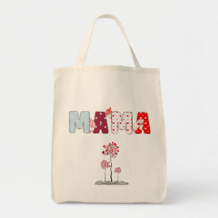 Mama Patchwork Tas – Hart & Bloemen Moederdag