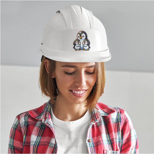 Mama Penguin en haar kinderen Sticker