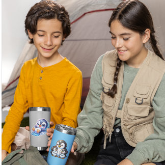 Mama Penguin en haar kinderen Sticker