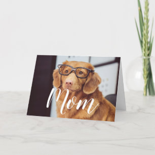 Mama Pet Foto Happy Mothers Day Schattige Funny Do Kaart