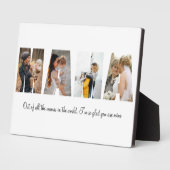 Mama Photo Collage Plaque voor Moederdag Fotoplaat (Zijkant)