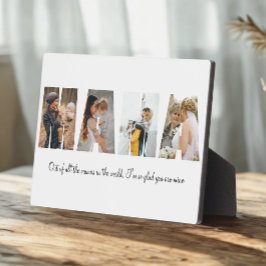 Mama Photo Collage Plaque voor Moederdag Fotoplaat