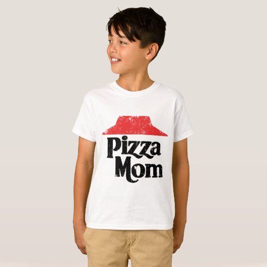 Mama Pizza Chef Grappig eten Pun T-shirt (Voorkant volledig)