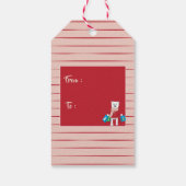 Mama Polar Beer kerstcadeautags Cadeaulabel (Achterkant)