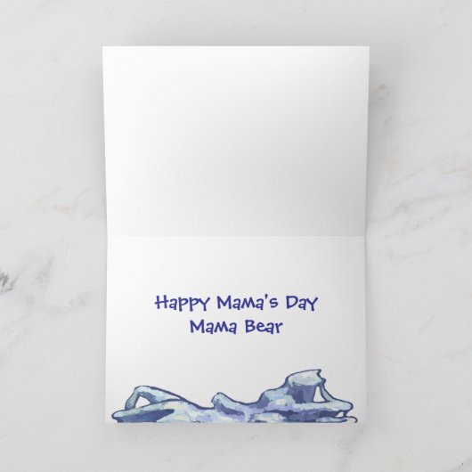 Mama Polar Beer Wenskaart Kaart (Binnen)