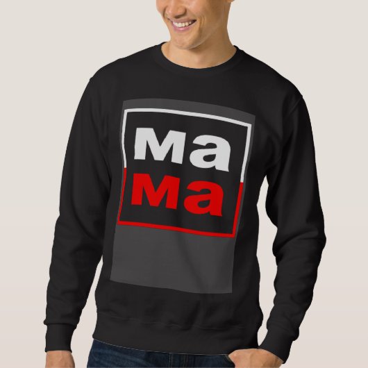 Mama Polski Poolse Moeder Kleding Cute Moederdag Trui (Voorkant)