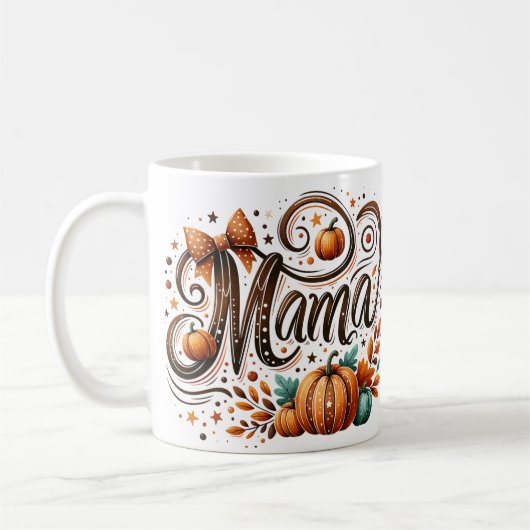 Mama Pompoen Herfst Thanksgiving naam Koffiemok (Links)