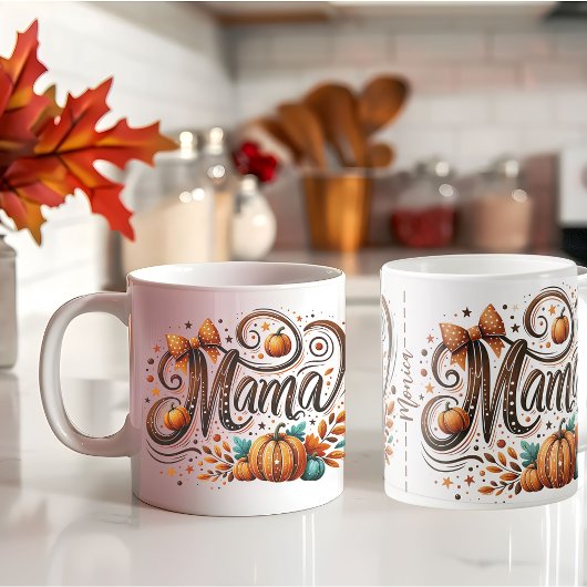 Mama Pompoen Herfst Thanksgiving naam Koffiemok