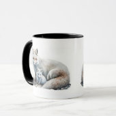 Mama Poolvos en Kit Mug Mok (Voorkant links)