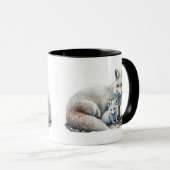 Mama Poolvos en Kit Mug Mok (Voorkant rechts)