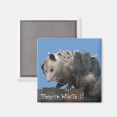 Mama Possum Baby's Pro-Life Humoristisch Magneet (Voorkant / Achterkant)