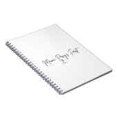 Mama Prays First Christelijk Moeder Notitieboek (Rechterzijde)