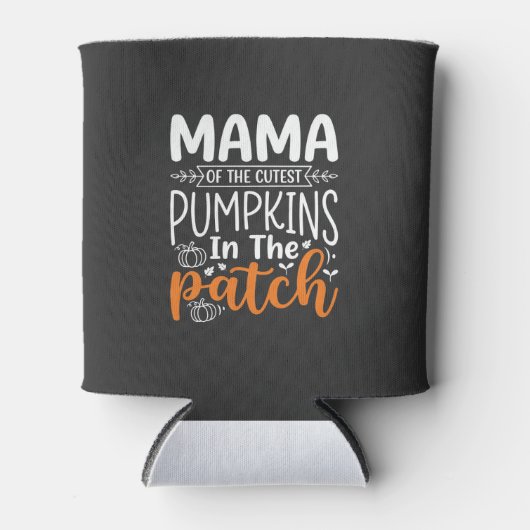 Mama Pumpkins Patch Halloween-ontwerp_1 Blikjeskoeler (Voorkant)