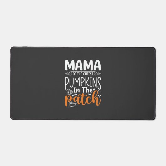 Mama Pumpkins Patch Halloween-ontwerp_1 Bureaumat (Voorkant)