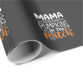 Mama Pumpkins Patch Halloween-ontwerp_1 Cadeaupapier (Rol Hoek)