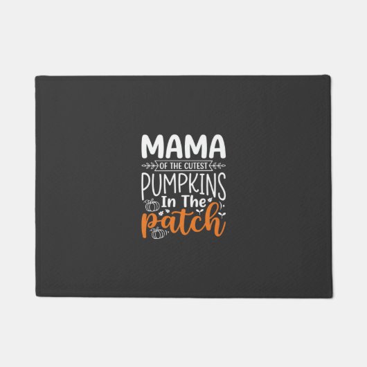 Mama Pumpkins Patch Halloween-ontwerp_1 Deurmat (Voorkant)
