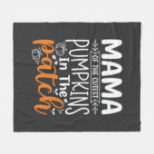 Mama Pumpkins Patch Halloween-ontwerp_1 Fleece Deken (Voorkant (Horizontaal))