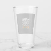 Mama Pumpkins Patch Halloween-ontwerp_1 Glas (Achterkant)