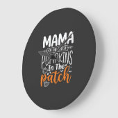 Mama Pumpkins Patch Halloween-ontwerp_1 Grote Klok (Hoek)